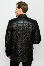 Load image into Gallery viewer, The Martinez Black Leather Men Jacket