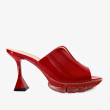 Load image into Gallery viewer, The Caratal Red Patent Leather Women Sandal