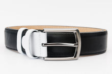 Load image into Gallery viewer, The Neiva Black/White Leather Belt