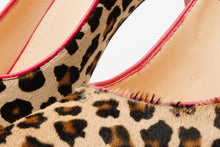 Load image into Gallery viewer, The Olbia Leopard Leather Pump Fuchsia Sole Women Shoe