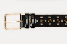 Load image into Gallery viewer, The Vicino Black Leather Belt
