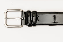 Load image into Gallery viewer, The Royal Hand Craft Black Patent Leather Belt