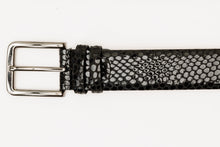 Load image into Gallery viewer, The King Black Leather Belt