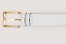 Load image into Gallery viewer, The Infanta White Spike Leather Belt
