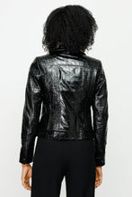 Load image into Gallery viewer, The Lante Black Leather Women Jacket