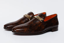 Load image into Gallery viewer, The King Tan Bit Dress Loafer Men Shoe