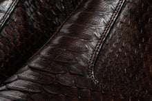 Load image into Gallery viewer, The Boss Brown Pythn Snk Zip-Up Leather Men Boot Limited Edition