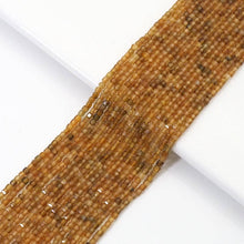 Load image into Gallery viewer, Genuine Yellow Tourmaline Faceted Cube Beads, 2.5mm, Sku#U1524