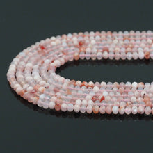 Load image into Gallery viewer, 3x5mm Cherry Blossom Agate Faceted Rondelle Beads, Sku#U1665