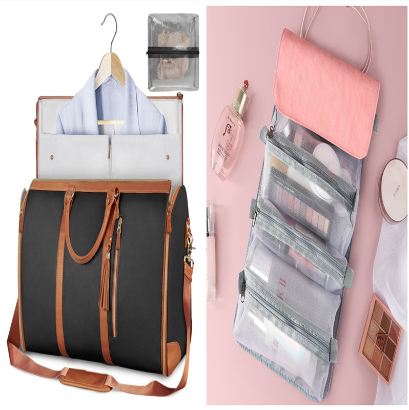 Women's Large Capacity Waterproof Travel Duffle Bag – Foldable Weekender Tote | Sarah Express