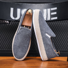 Load image into Gallery viewer, Men's Casual Slip-On Loafer Shoes – Lightweight Flat Heel | Black Beige Gray