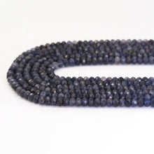 Load image into Gallery viewer, Genuine Iolite Faceted Rondelle Beads, Sku#U1668