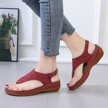 Load image into Gallery viewer, Wedge Heel Sandals