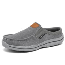 Load image into Gallery viewer, Men's Plus-Size Casual Canvas Slip-On Mules - Breathable Lightweight Outdoor Shoes