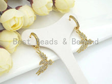 Load image into Gallery viewer, CZ Dangle Eagle Earring, Sku#J268