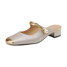 Load image into Gallery viewer, Closed Toe Half Slippers
