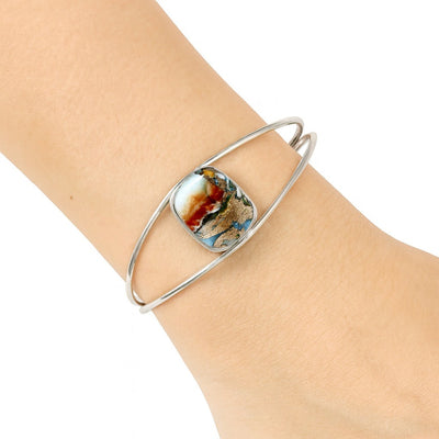 Premium Quality Spiny Oyster Turquoise Cuff Bangle Bracelet B-1013 32-EB10348