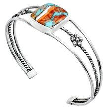 Load image into Gallery viewer, Premium Quality Spiny Oyster Turquoise Cuff Bangle Bracelet B-1012 32-EB10352
