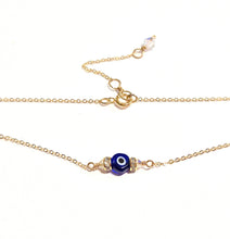 Load image into Gallery viewer, Evil Eye necklace, evil eye choker necklace