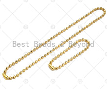 Load image into Gallery viewer, 4mm Ball Necklace Bracelet, 17''/7'', Sku#LD71