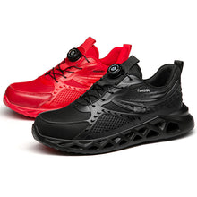 Load image into Gallery viewer, Men's Steel Toe Work Shoes - Impact-Resistant Puncture-Proof Breathable Safety Shoes