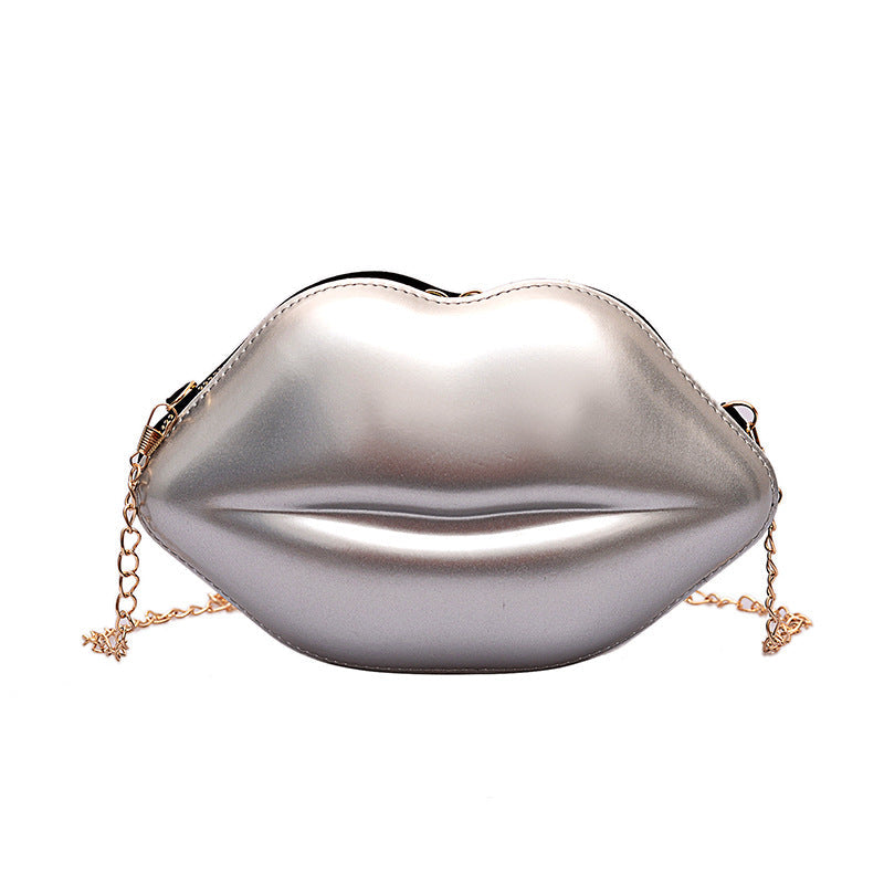 Lip-Shaped Mini Bag