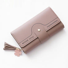 Load image into Gallery viewer, Geometric Letter Buckle Clutch Bag With Tassel And Petal Design For Young Women