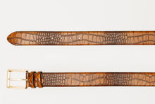 Load image into Gallery viewer, The Monaco Brown Leather Belt