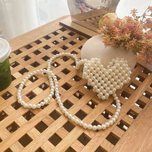 Load image into Gallery viewer, Handwoven Pearl Crossbody Bag
