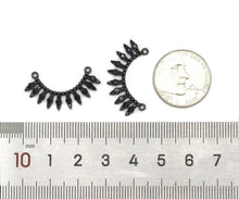 Load image into Gallery viewer, Black CZ Charm, Sku#B162
