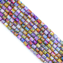 Load image into Gallery viewer, 10x13mm Smooth Cylinder Galaxy Agate Beads, Sku#U2011