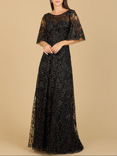 Load image into Gallery viewer, Lara 33277 - Cape Sleeve Mother's Gown