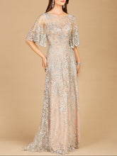 Load image into Gallery viewer, Lara 33277 - Cape Sleeve Mother's Gown