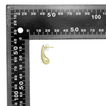 Load image into Gallery viewer, Gold Long Teardrop Shape Stud Earrings, Sku#A273
