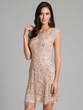 Load image into Gallery viewer, Lara 33404 - Nude Short Dress