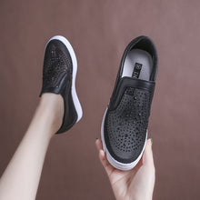 Load image into Gallery viewer, Women's Breathable Mesh Hidden-Heel Sneakers – Lightweight Rhinestone Casual Shoes