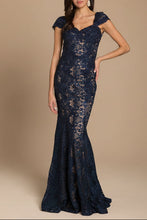 Load image into Gallery viewer, Lara 33491 - Fitted Lace Mermaid Gown OUTLET