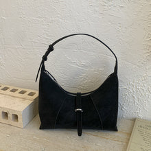 Load image into Gallery viewer, Korean Style Retro Matte Dumpling Underarm Bag for Women – PU Leather Crossbody Shoulder Bag