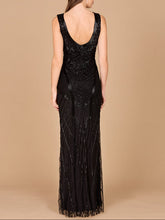 Load image into Gallery viewer, Lara 33552 - Fitted Dress With Tonal Beading