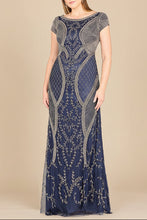 Load image into Gallery viewer, Lara 33609 - Cap Sleeve Modestly Covered Dress