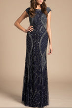 Load image into Gallery viewer, Lara 33609 - Cap Sleeve Modestly Covered Dress