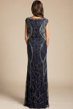 Load image into Gallery viewer, Lara 33609 - Cap Sleeve Modestly Covered Dress