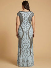 Load image into Gallery viewer, Lara 33609 - Cap Sleeve Modestly Covered Dress