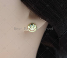 Load image into Gallery viewer, Smiley Face Earrings, Sku#LD178