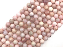 Load image into Gallery viewer, High Quality Genuine Pink Opal Round Smooth Beads, 8mm/10mm Natural Opal Beads, 15.5'' Full Strand, SKU#U1212