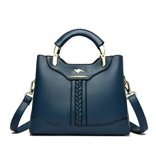 Load image into Gallery viewer, Women's Large Capacity Crossbody Shoulder Tote Bag – PU Leather Woven Texture Everyday Handbag | Sarah Express