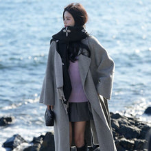 Load image into Gallery viewer, New Year Wool Coat With Down Liner For Women Long Style Outerwear