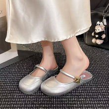Load image into Gallery viewer, Elegant PVC Semi-Slipper Mule Shoes for Women | Lightweight Non-Slip Everyday Flats