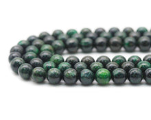 Load image into Gallery viewer, Genuine High Quality Green Kamite Round Smooth Beads, Sku#U1381