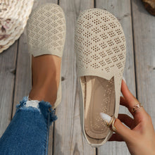Load image into Gallery viewer, Women's Suede Slip-On Loafers - Breathable Hollow-Out Casual Flats | Sarah Express